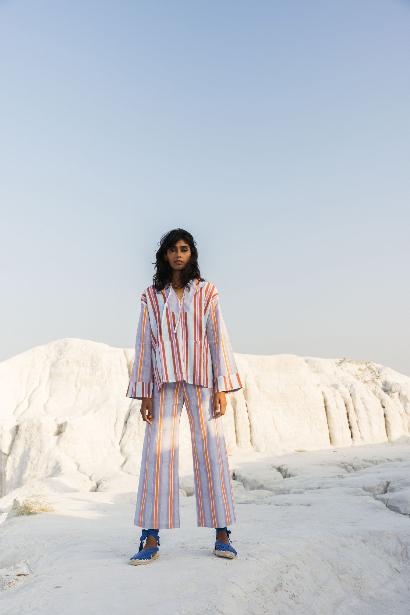Disco Pants - Seaside Stripes