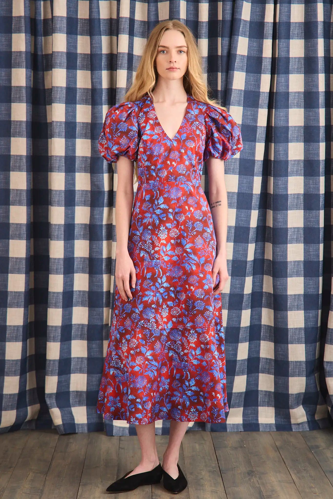 Harrison Dress - Crimson Canyon