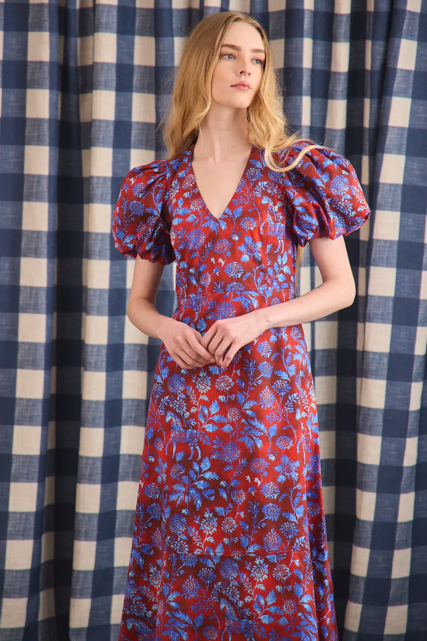 Harrison Dress - Crimson Canyon
