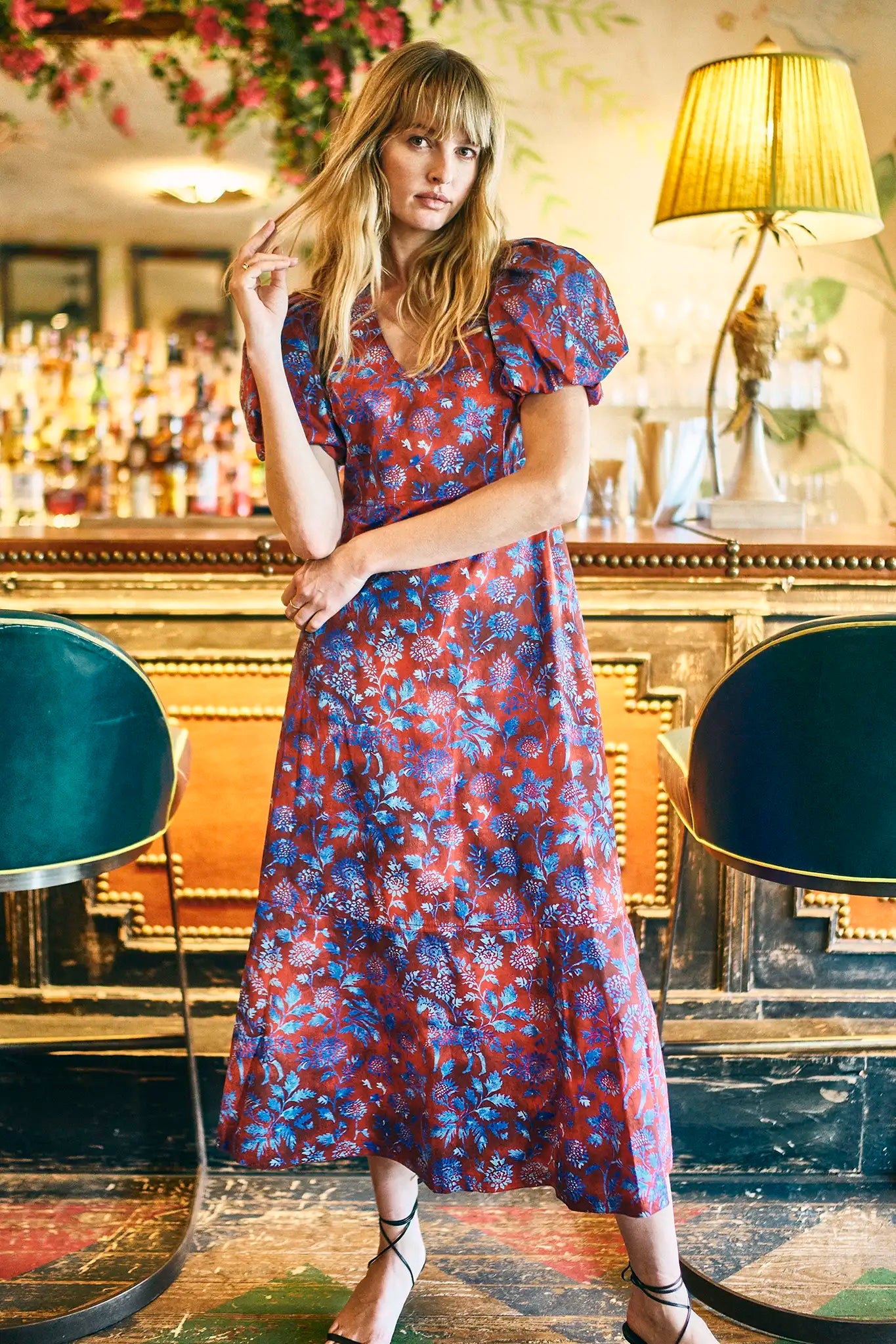 Harrison Dress - Crimson Canyon