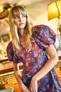 Harrison Dress - Crimson Canyon