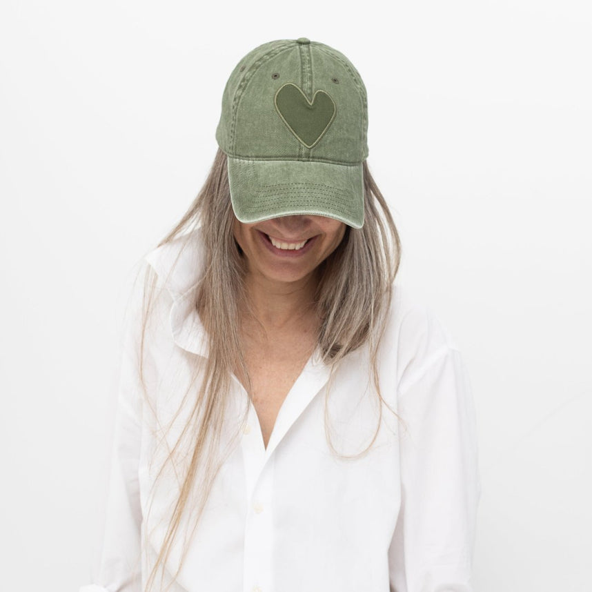 KR Imperfect Heart Hat - Green
