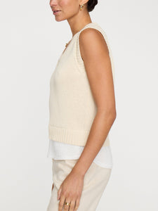 Hugo Sleeveless Looker - Ecru