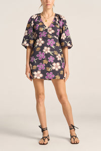 Coeus Dress - Hibiscus Print