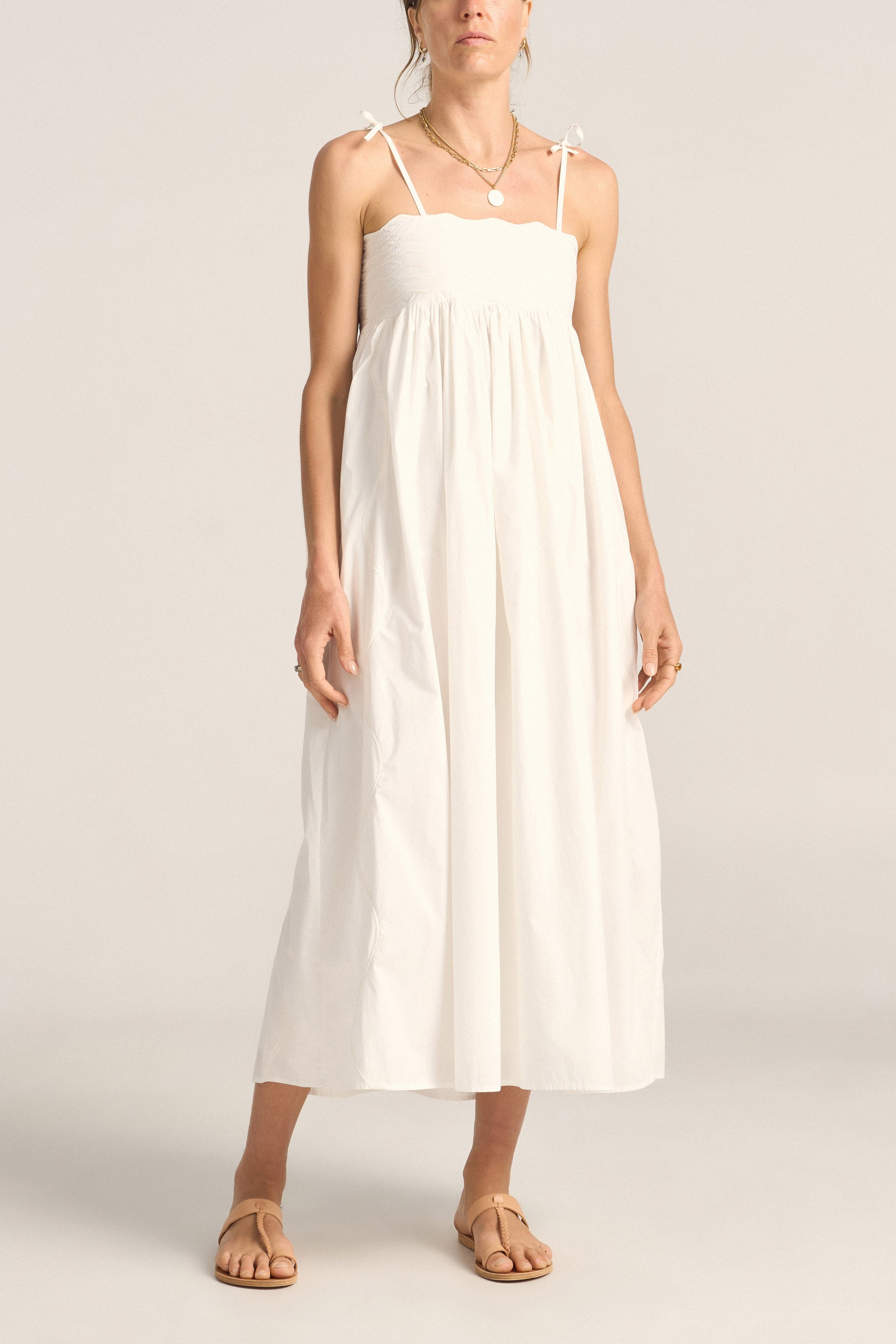 Philomena Dress - White