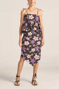 Procne Top - Hibiscus Print