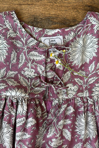Puff Isla Top - Arles Purple