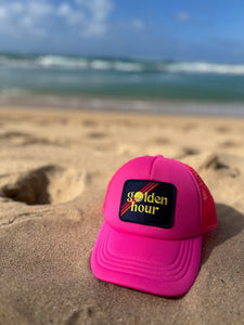 Golden Hour Trucker Hat - Pink