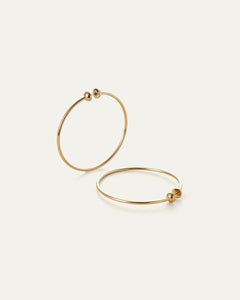 Icon Hoops - Medium Gold