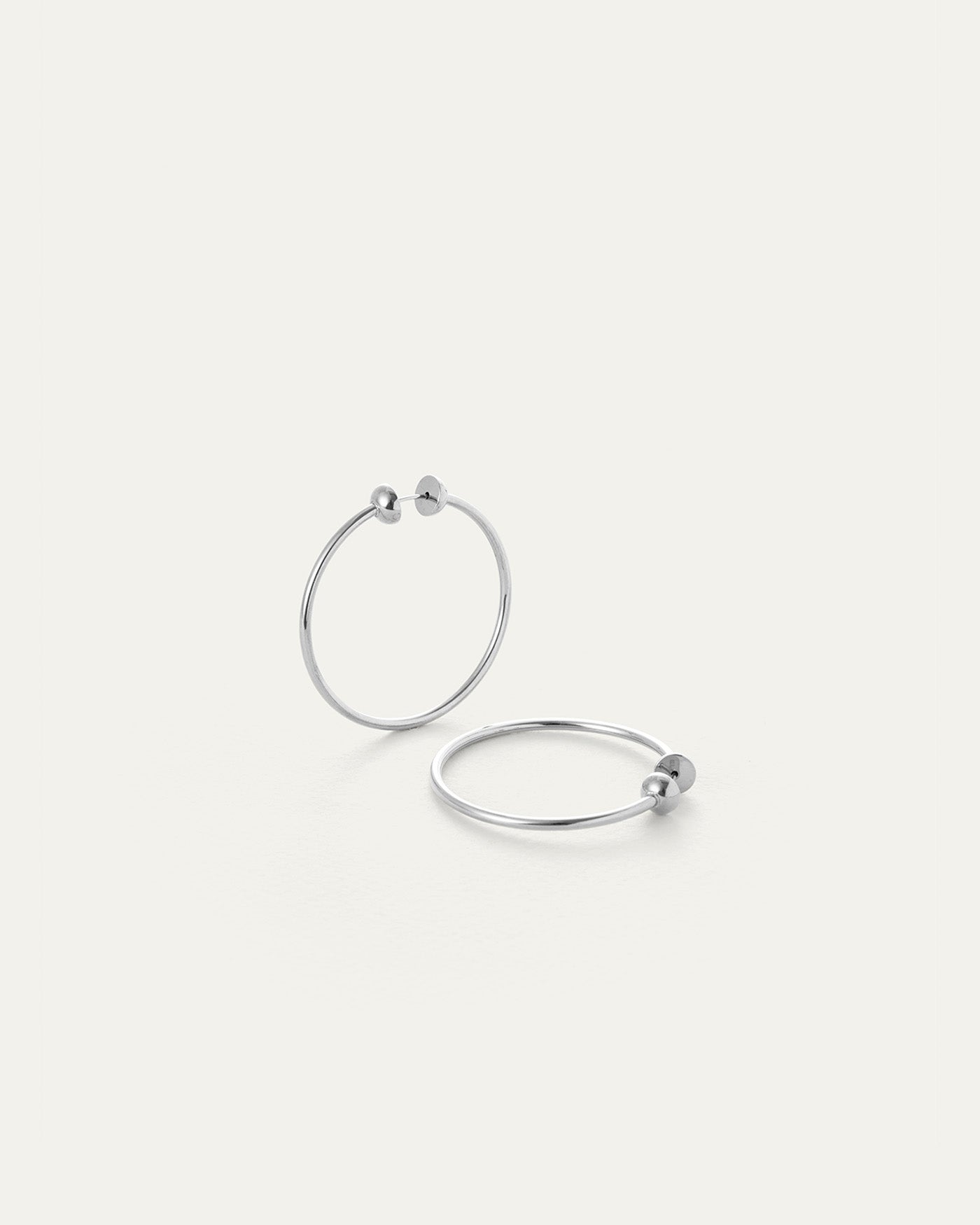 Icon Hoops - Small Silver