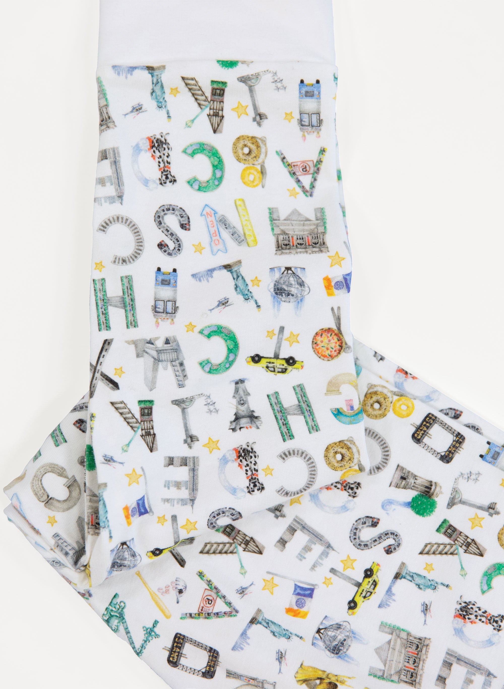 The Two Piece Pajamas-NYC Alphabet Soup