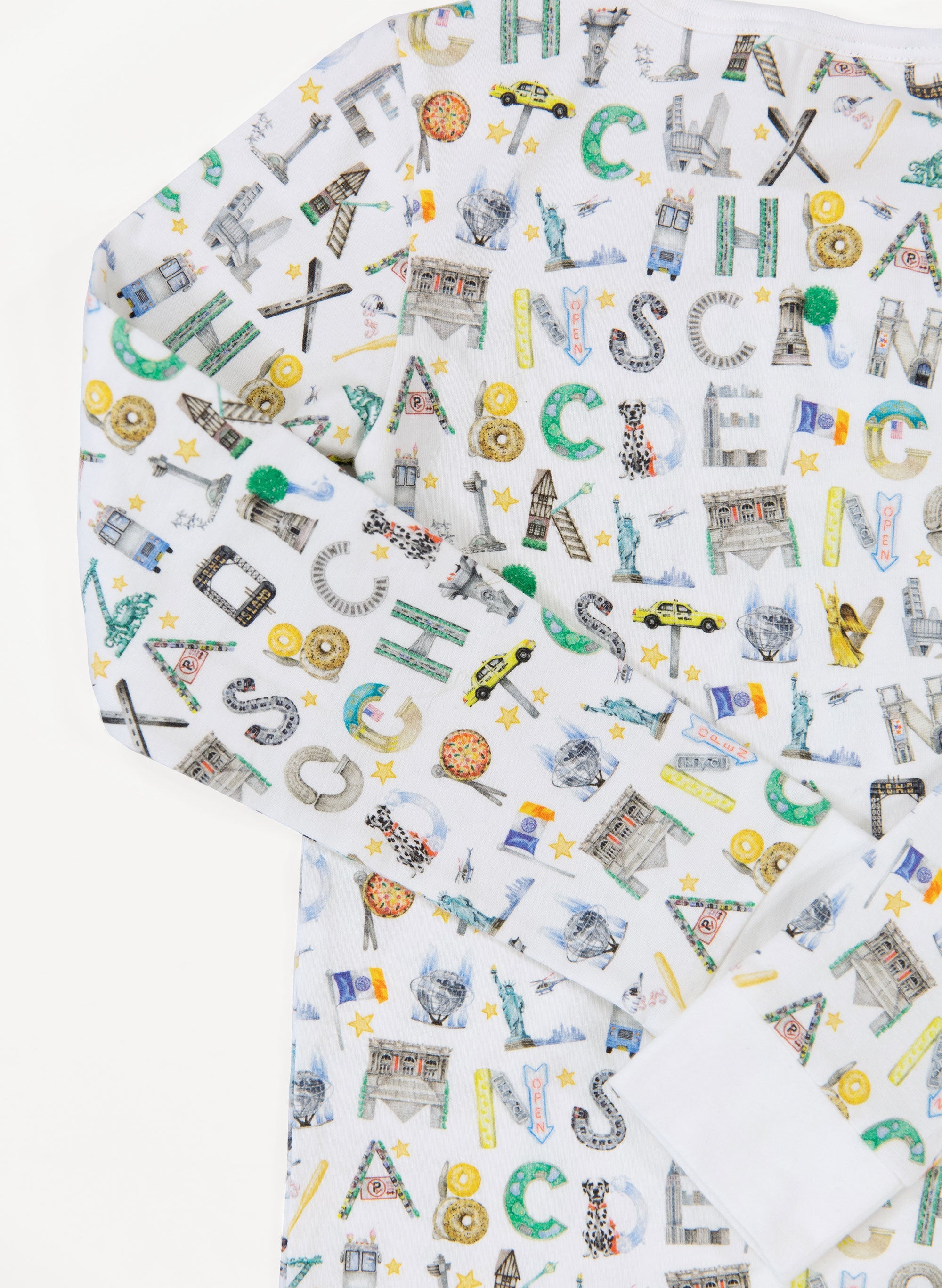 The Two Piece Pajamas-NYC Alphabet Soup