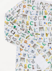 The Two Piece Pajamas-NYC Alphabet Soup
