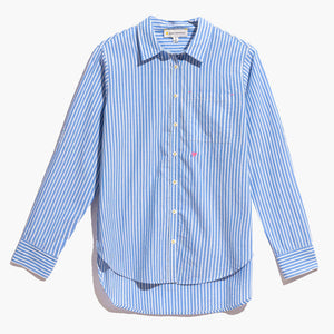 Mia Stripe Shirt - Blue/White