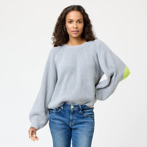 Ricki Imperfect Heart Sweater - Dark Heather Gray