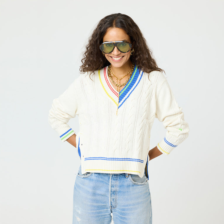 Patvee Sweater - White