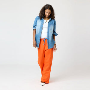 Weekend Barb Sweatpant - Aperol Orange