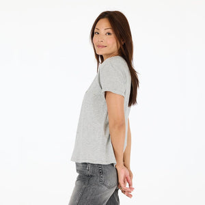 Suke Love Lines Tee - Heather Gray