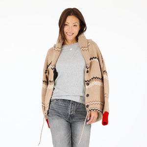Shawl Collar Ker-Isle Cardigan