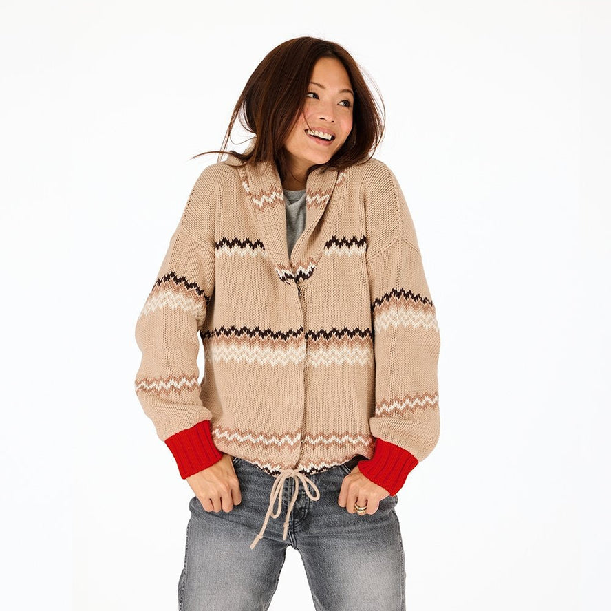 Shawl Collar Ker-Isle Cardigan