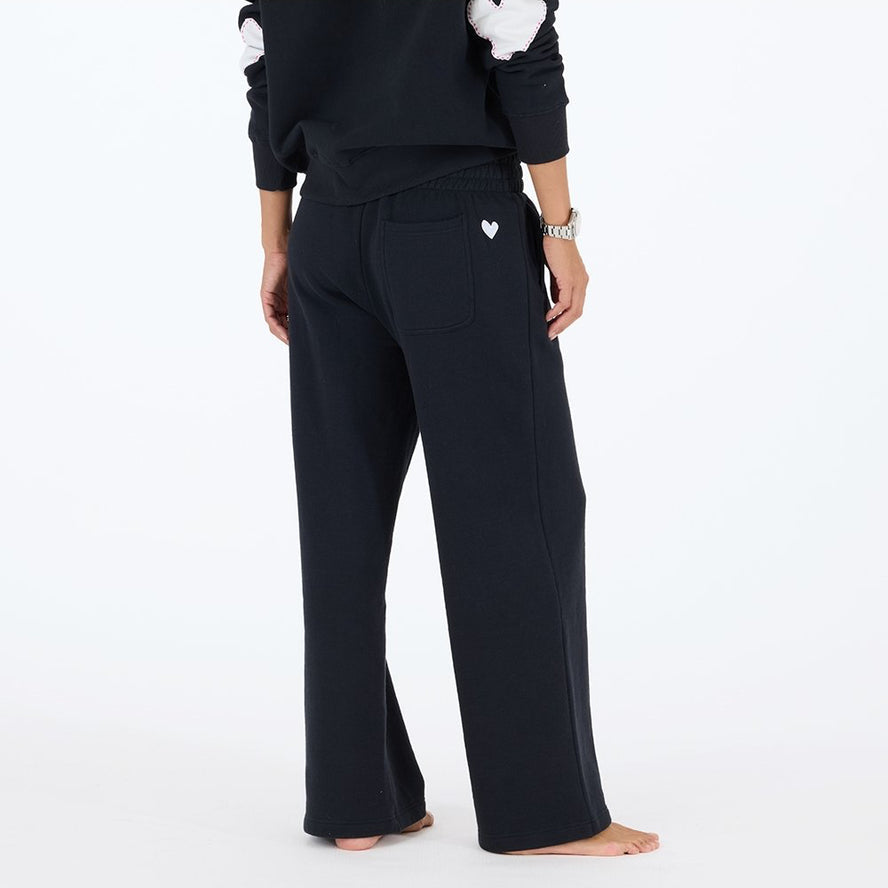 Weekend Palazzo Sweatpant - Black