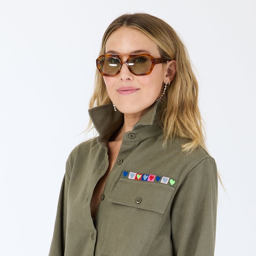 Pia Love Brigade Shirt - Army Green