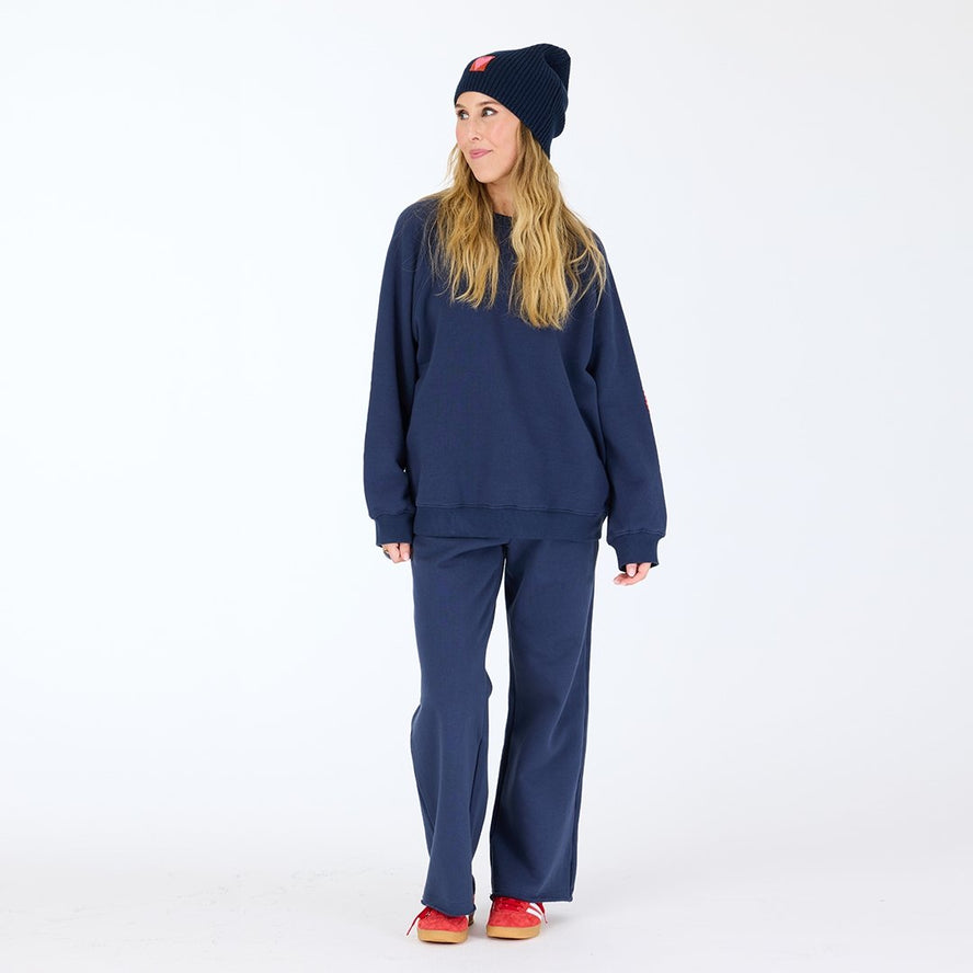 Weekend Barb Sweatpant - Indigo Blue