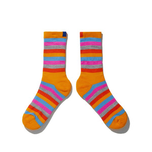 The Striped Sock - Orange Multi