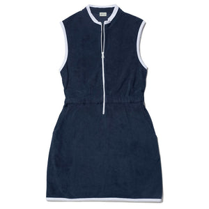 The Terry Dress - Navy