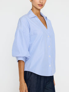 The Kate Shirt - Blue Stripe