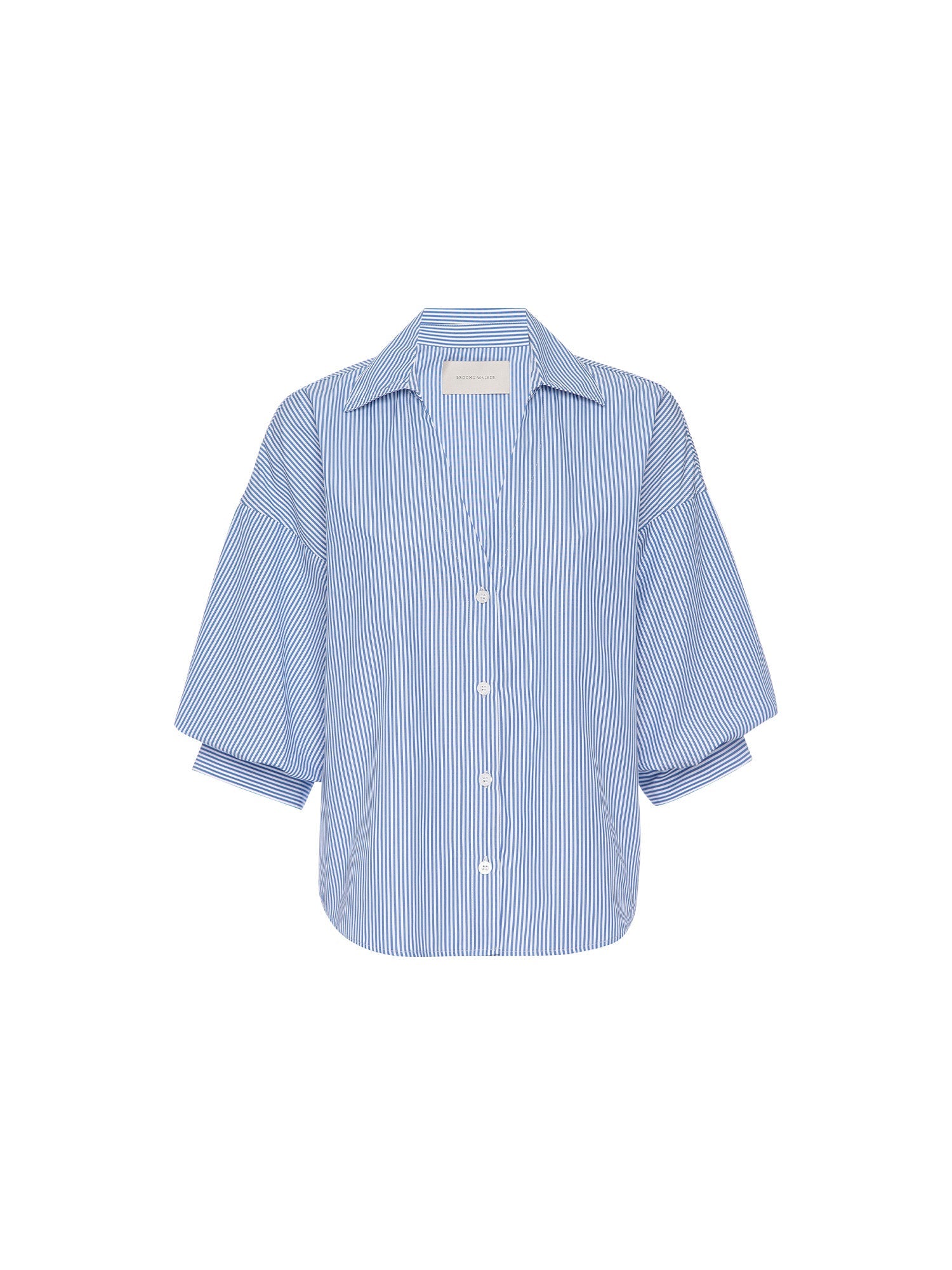 The Kate Shirt - Blue Stripe