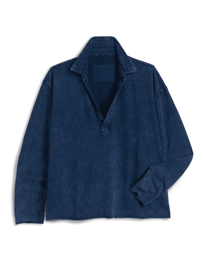 Patrick Popover Henley - Indigo Mineral