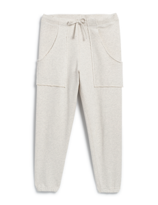 Eamon Jogger Sweatpant - Heather White Melange