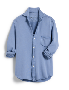 Eileen Relaxed Button Up - Blueberry