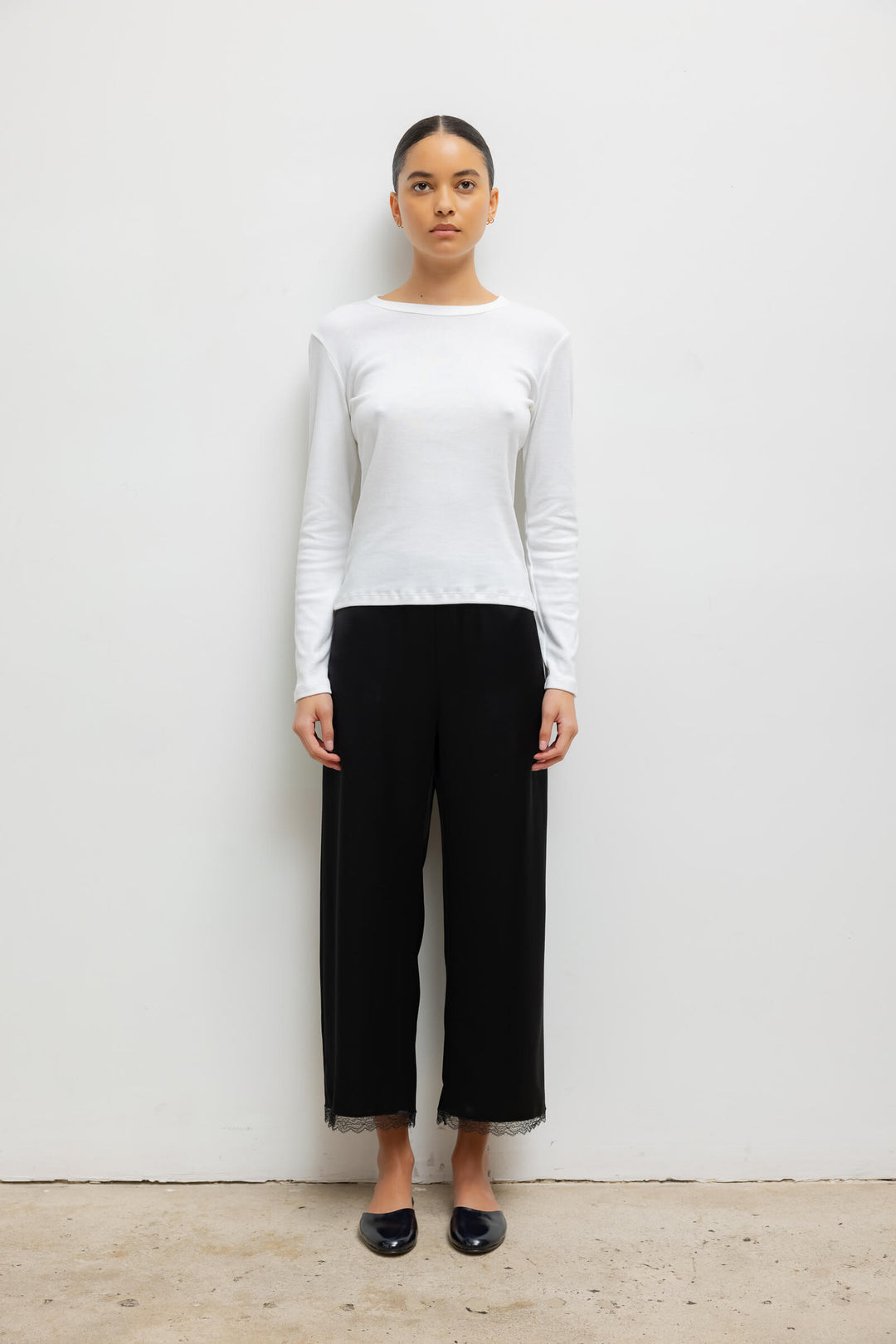 Nando Slim Fit Long Sleeve - White