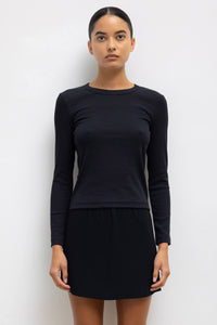 Kelly Slim Fit Long Sleeve - Black