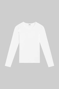 Kelly Slim Fit Long Sleeve - White