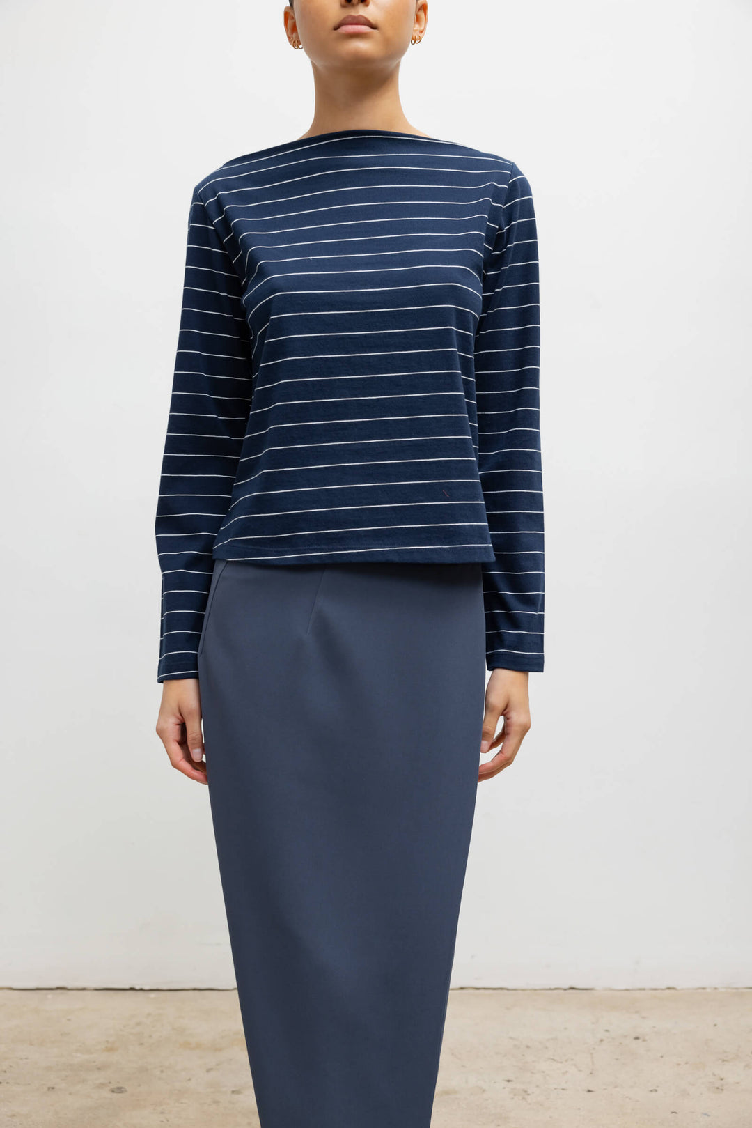 Margo Stripe Long Sleeve Boatneck