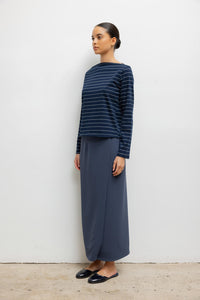 Margo Stripe Long Sleeve Boatneck