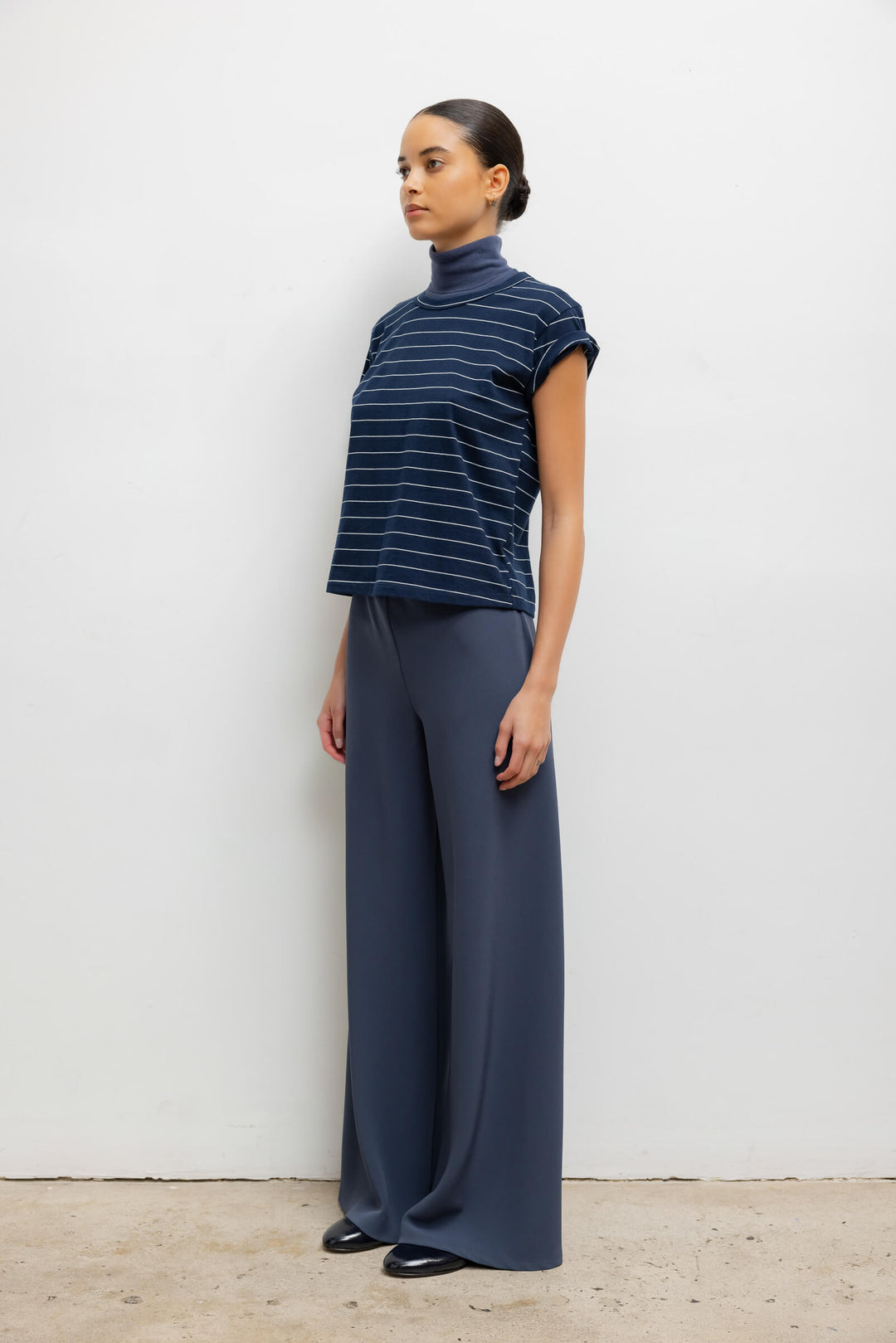 The Margo Stripe - Midnight/Natural Stripe
