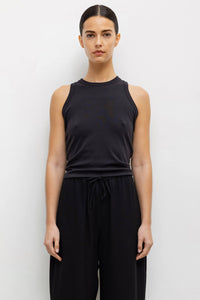 Nando High Neck Tank - Black