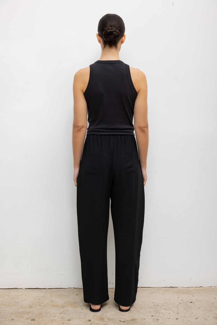 Nando High Neck Tank - Black