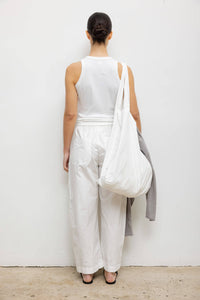 Nando High Neck Tank - White