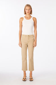 Lillian Crop Chino - Khaki