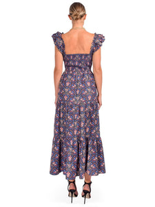 Lyndsey Long Dress - Amisha Print