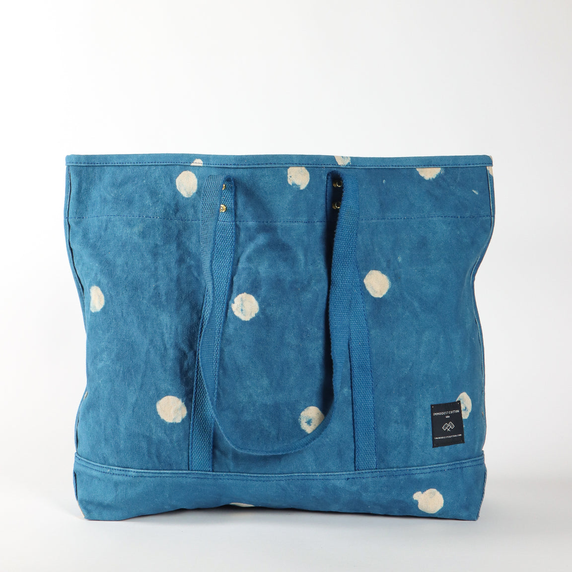 Large East West Tote - Light Indigo Moon