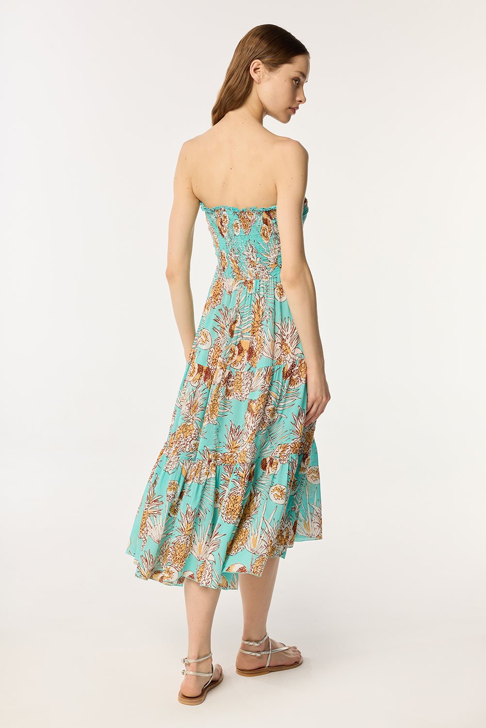 Long Dress Triny - Mint Karibia