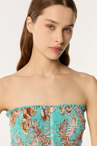 Long Dress Triny - Mint Karibia