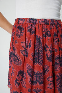 Willow Skirt - Crafty Flower Red