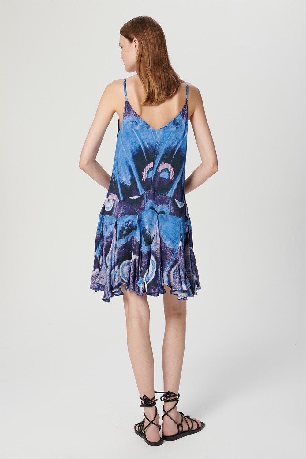 Iris Mini Dress - Petal Skin Blue